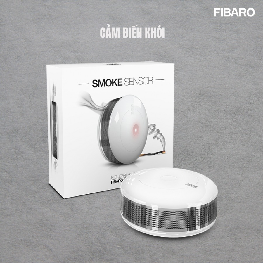 Thiết bị báo khói thông minh FIBARO FGSD-002: An toàn cho mọi góc nhà