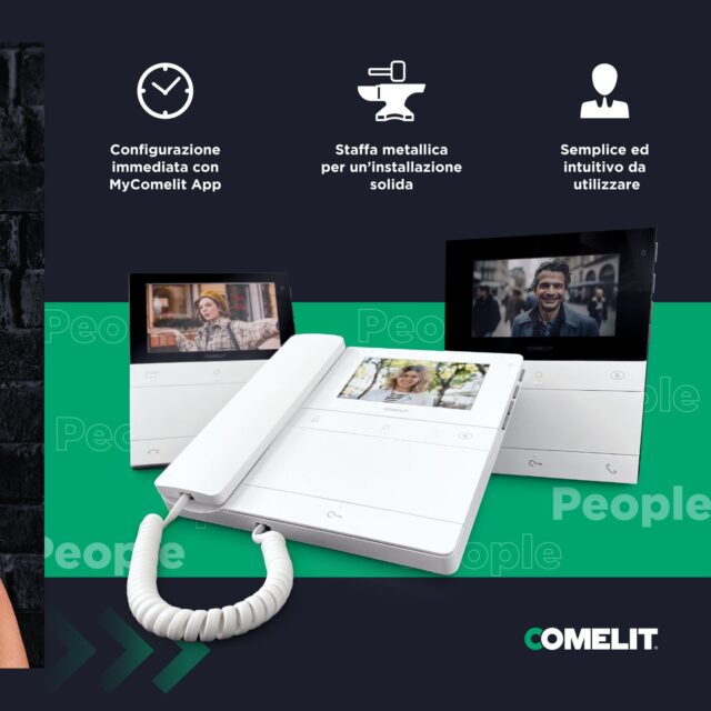 Comelit vừa ra mắt dòng sản phẩm mới Comelit People