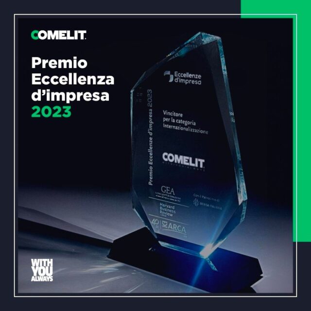 Chúc mừng Comelit đạt giải thưởng Quốc tế về "Doanh nghiệp xuất sắc"